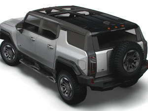 hummer ev gmc suv 2024 3D Model