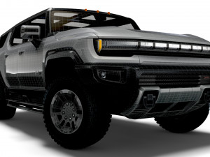 hummer ev gmc suv 2024 3D Model