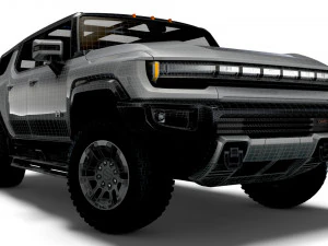 hummer ev gmc suv 2024 3D Model