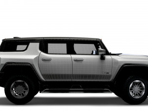 hummer ev gmc suv 2024 3D Model