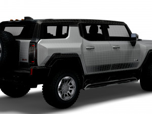 hummer ev gmc suv 2024 3D Model