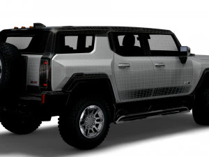 hummer ev gmc suv 2024 3D Model
