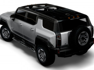 hummer ev gmc suv 2024 3D Model