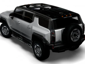 hummer ev gmc suv 2024 3D Model