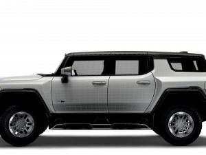 hummer ev gmc suv 2024 3D Model