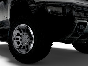 hummer ev gmc suv 2024 3D Model