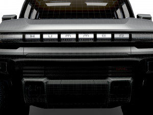 hummer ev gmc suv 2024 3D Model