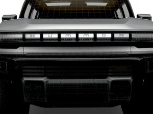 hummer ev gmc suv 2024 3D Model