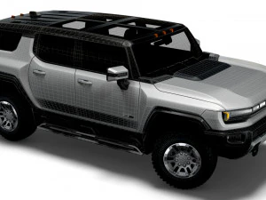 hummer ev gmc suv 2024 3D Model