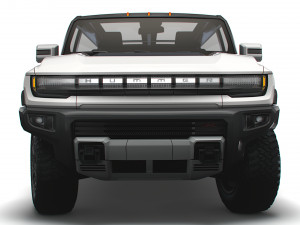 gmc hummer ev suv limousine 2024 3D Model