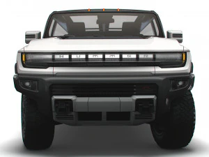 gmc hummer ev suv limousine 2024 3D Model