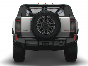 gmc hummer ev suv limousine 2024 3D Model