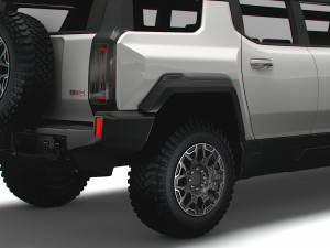 gmc hummer ev suv limousine 2024 3D Model