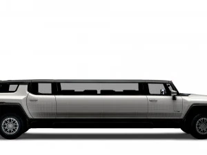 gmc hummer ev suv limousine 2024 3D Model