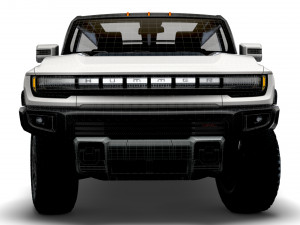 gmc hummer ev suv limousine 2024 3D Model