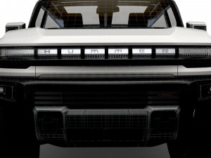 gmc hummer ev suv limousine 2024 3D Model