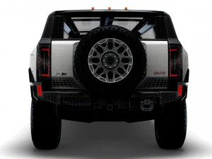 gmc hummer ev suv limousine 2024 3D Model
