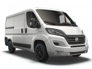 fiat ducato van l1h1 2022р 3D Модель