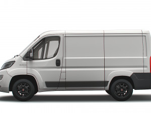 fiat ducato van l1h1 2022 3D-Modell