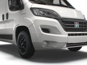 fiat ducato van l1h1 2022 3D-Modell