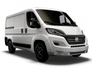 fiat ducato van l1h1 2022 3D-Modell