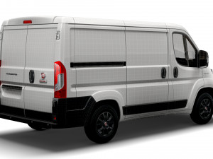 fiat ducato van l1h1 2022 3D-Modell