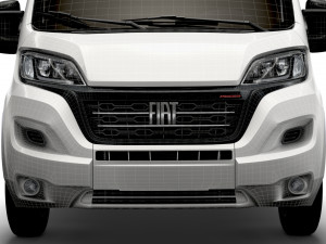 fiat ducato van l1h1 2022 3D-Modell