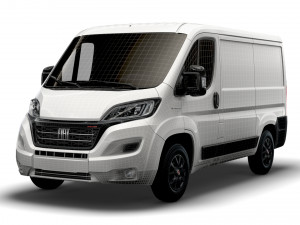 fiat ducato van l1h1 2022 3D-Modell