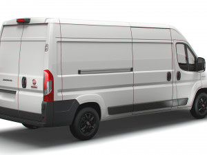 fiat ducato van l3h2 2022 3D Модель