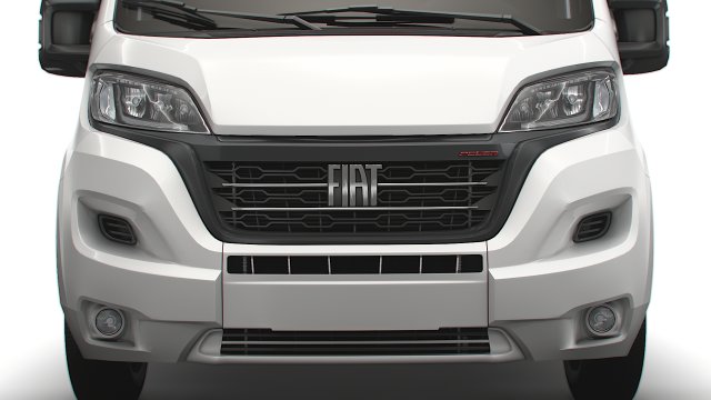fiat ducato van l3h2 2022 3D Model in Van and Minivan 3DExport