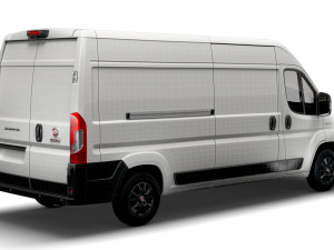 fiat ducato van l3h2 2022 3D Модель