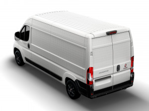 fiat ducato van l3h2 2022 3D Модель