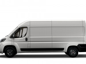 fiat ducato van l3h2 2022 3D Модель