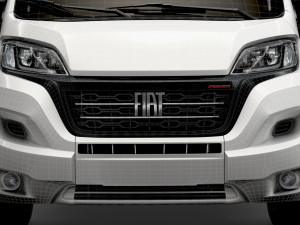 fiat ducato van l3h2 2022 3D Модель