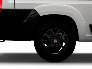 fiat ducato van l3h2 2022 3D Модель