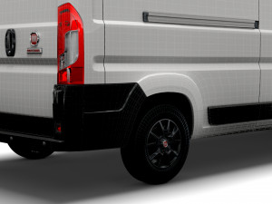 fiat ducato van l3h2 2022 3D Модель