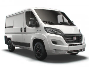 fiat e ducato van l1h1 2022р 3D Модель