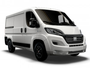 fiat e ducato van l1h1 2022 3D मॉडल
