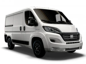 fiat e ducato van l1h1 2022 3D Model