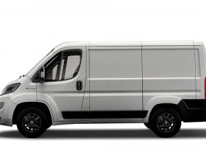 fiat e ducato van l1h1 2022 3D Model