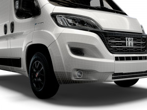 fiat e ducato van l1h1 2022 3D मॉडल
