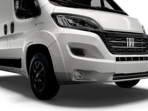 fiat e ducato van l1h1 2022 3D Model