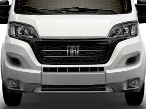 fiat e ducato van l1h1 2022 3D मॉडल