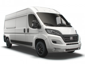 fiat e ducato van l3h2 2022 3D मॉडल