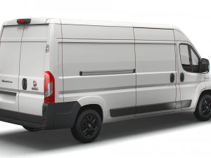 fiat e ducato van l3h2 2022 3D Model