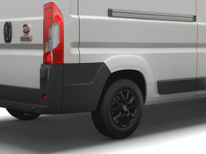 fiat e ducato van l3h2 2022 3D Model