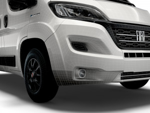 fiat e ducato van l3h2 2022 Modèle 3D