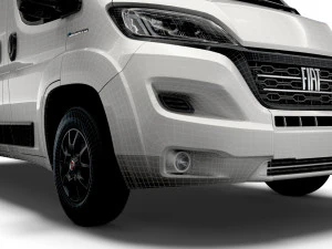 fiat e ducato van l3h2 2022 3D Model