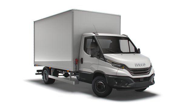 iveco dayli box 2022 Modello 3D .c4d .max .obj .3ds .fbx .stl .blend