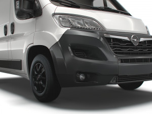 opel movano van l1h1 2022 Modello 3D